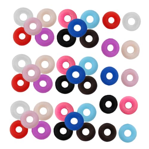 SEWOART 100 Stück Stopper Ringe aus Rutschfestem Gummi Schmuckzubehör für Armbänder und Halsketten DIY Bastelringe in Farben Praktische Fixierung für Perlenarmbänder und Schmuckherstellung SEWOART 100 Stück Stopper Ringe aus Rutschfestem Gummi Schmuckzubehör für Armbänder und Halsketten DIY Bastelringe in Farben Praktische Fixierung für Perlenarmbänder und Schmuckherstellung von SEWOART