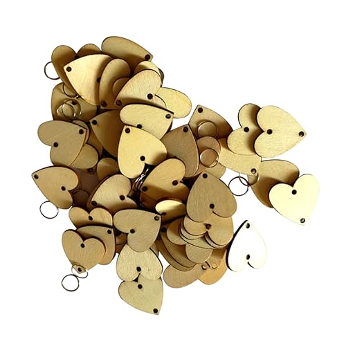 SEWOART 100 Stück Teiliges Herzförmiges Holzscheiben Set mit Eisenringen DIY Kalender Zubehör für Geburtstags und Jahrestags Erinnerung Holztafel Aufhänger Präzise Geschnittene SEWOART 100 Stück Teiliges Herzförmiges Holzscheiben Set mit Eisenringen DIY Kalender Zubehör für Geburtstags und Jahrestags Erinnerung Holztafel Aufhänger Präzise Geschnittene von SEWOART