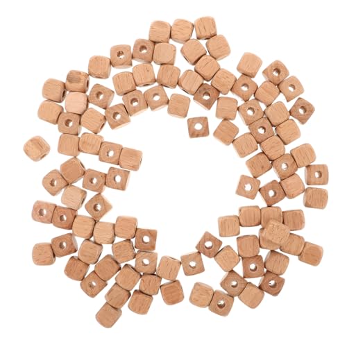 SEWOART 100 Stück Unbehandelte Naturholz Würfelperlen mit Abgerundeten Ecken Große Holzperlen für Schmuckherstellung DIY Armband Halskette Bastelperlen Sicher und Vielseitig für Gestalten SEWOART 100 Stück Unbehandelte Naturholz Würfelperlen mit Abgerundeten Ecken Große Holzperlen für Schmuckherstellung DIY Armband Halskette Bastelperlen Sicher und Vielseitig für Gestalten von SEWOART