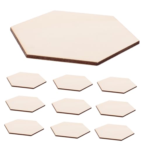 SEWOART 100 Stück Unlackierte Holz Hexagon für Diy Bastelprojekte Wanddekoration und Kreative Designs Blanko Holz Ausschnitte Modernem Stil SEWOART 100 Stück Unlackierte Holz Hexagon für Diy Bastelprojekte Wanddekoration und Kreative Designs Blanko Holz Ausschnitte Modernem Stil von SEWOART