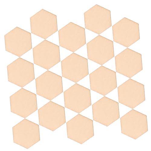 SEWOART 100 Stück Unlackierte Sechseckige Holzplatten Diy Bastelbedarf für Kreativität Malen Verzieren und Heimdekoration Beige Holzscheiben für Coaster und Wandgestaltung SEWOART 100 Stück Unlackierte Sechseckige Holzplatten Diy Bastelbedarf für Kreativität Malen Verzieren und Heimdekoration Beige Holzscheiben für Coaster und Wandgestaltung von SEWOART