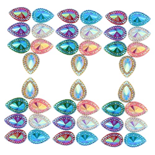 SEWOART 100Stücke Funkelnde Wassertröpfchen Strasssteine für DIY Schmuck Hochzeitsdekoration und Aufnähen Kleidung Taschen Schuhe Resinzubehörteile SEWOART 100Stücke Funkelnde Wassertröpfchen Strasssteine für DIY Schmuck Hochzeitsdekoration und Aufnähen Kleidung Taschen Schuhe Resinzubehörteile von SEWOART
