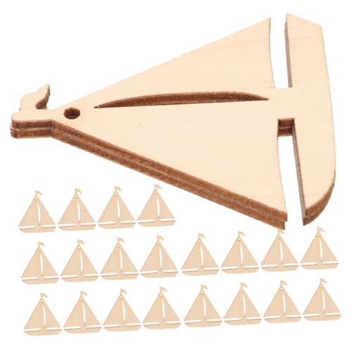 SEWOART 100Stücke Holz Bastelausschnitte für DIY Projekte Unlackierte Segelboot Holzspäne für Bastelarbeiten Vielseitig Einsetzbar für Dekorationen SEWOART 100Stücke Holz Bastelausschnitte für DIY Projekte Unlackierte Segelboot Holzspäne für Bastelarbeiten Vielseitig Einsetzbar für Dekorationen von SEWOART