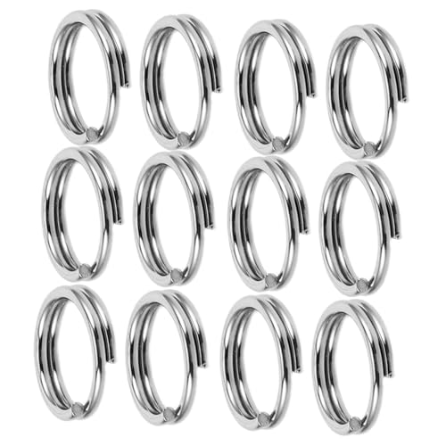 SEWOART 100Stücke Schlüsselringe für Schlüsselanhänger Rostfrei DIY Bastelmaterialien zur Erstellung von Schmuck und Accessoires von SEWOART