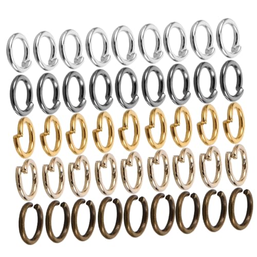 SEWOART 10Er-Packungen Metall Spaltringe aus Eisen Robuste DIY Schmuckverbinder für Ohrringe Schlüsselanhänger Haarclips Langlebig Glänzend Vielseitig für Kreative Schmuckherstellung SEWOART 10Er-Packungen Metall Spaltringe aus Eisen Robuste DIY Schmuckverbinder für Ohrringe Schlüsselanhänger Haarclips Langlebig Glänzend Vielseitig für Kreative Schmuckherstellung von SEWOART