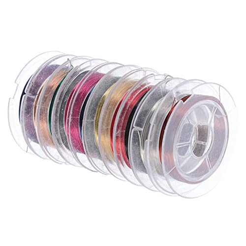 SEWOART 10Rollen Kupferdraht Für Nagelkunst Farben DIY Maniküre Schmuck Draht Flexibles Und Langlebiges Material Für Nail Art Designs Und Schmuckherstellung SEWOART 10Rollen Kupferdraht Für Nagelkunst Farben DIY Maniküre Schmuck Draht Flexibles Und Langlebiges Material Für Nail Art Designs Und Schmuckherstellung von SEWOART