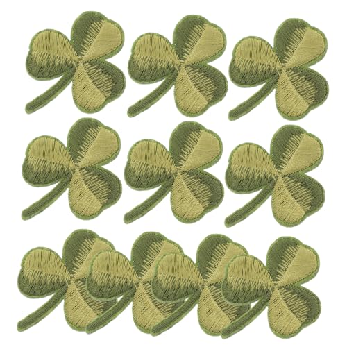 SEWOART 10St Aufnäher mit grüner Blattstickerei Stiftclips für Abzeichen Lanyard kleine Hühnerfiguren Kleidung Verzierung Patch Applikationen für Kleidung Kleeblatt-Patches Patch aufnähen SEWOART 10St Aufnäher mit grüner Blattstickerei Stiftclips für Abzeichen Lanyard kleine Hühnerfiguren Kleidung Verzierung Patch Applikationen für Kleidung Kleeblatt-Patches Patch aufnähen von SEWOART