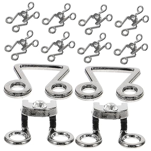 SEWOART Nähset Für Kleidung 10 Stück Haken Und Ösen Aus Metall Für Bhs Unsichtbare Verschlusshaken Für Nähwerkzeug SEWOART Nähset Für Kleidung 10 Stück Haken Und Ösen Aus Metall Für Bhs Unsichtbare Verschlusshaken Für Nähwerkzeug von SEWOART
