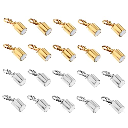 SEWOART 10Stücke Magnetische Schmuckverschluss Kettenverlängerungen Silber Hochwertige Anklet Und Armbandverlängerungen Langlebige Metallschmuckaccessoires von SEWOART