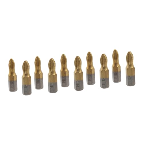 SEWOART 10Stücke Teiliges Titanbeschichtetes Magnetisches Schraubendreher Bit Set Lange Treiberbits Präzise und Langlebig für Elektriker und Werkzeugset SEWOART 10Stücke Teiliges Titanbeschichtetes Magnetisches Schraubendreher Bit Set Lange Treiberbits Präzise und Langlebig für Elektriker und Werkzeugset von SEWOART