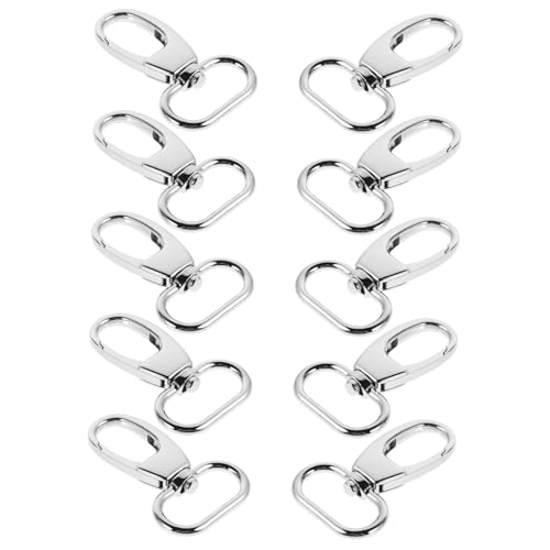 SEWOART 10Stücke Zinklegierung Taschenverschlüsse Robuste Metall Clips für DIY Schlüsselanhänger Riemen und Taschen Elegant Installieren für Kreative Projekte SEWOART 10Stücke Zinklegierung Taschenverschlüsse Robuste Metall Clips für DIY Schlüsselanhänger Riemen und Taschen Elegant Installieren für Kreative Projekte von SEWOART