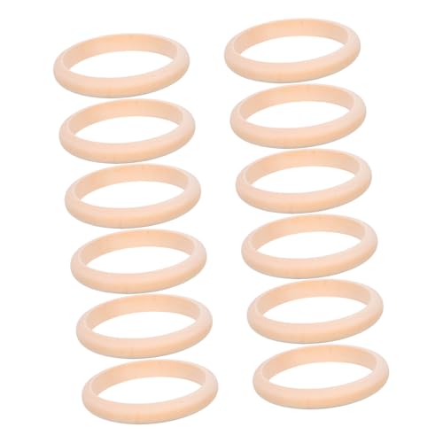 SEWOART 12 Stück Armbandformembryo Holzschmuckanschlüsse Für Handwerk Unbemalte Holzkreise Unbemaltte Holzringe Für Handwerk Leere Holzschmuckanschlüsse Holzringe Für Schmuck Hölzern Beige SEWOART 12 Stück Armbandformembryo Holzschmuckanschlüsse Für Handwerk Unbemalte Holzkreise Unbemaltte Holzringe Für Handwerk Leere Holzschmuckanschlüsse Holzringe Für Schmuck Hölzern Beige von SEWOART