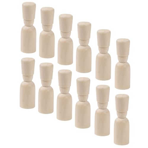 SEWOART 12 Stück Teiliges DIY Holzpuppen zum Malen Buchenholz Kreative Bastelideen für Kleine Künstler für Dekoration und Handwerksprojekte SEWOART 12 Stück Teiliges DIY Holzpuppen zum Malen Buchenholz Kreative Bastelideen für Kleine Künstler für Dekoration und Handwerksprojekte von SEWOART