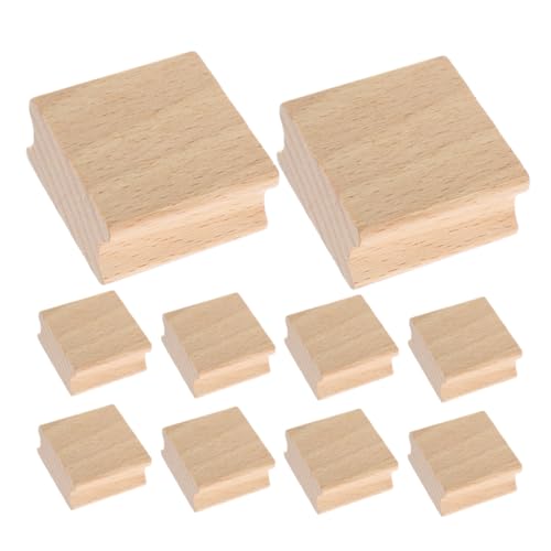 SEWOART 12 Stück Teiliges Holzstempelrohlinge Massivem Buchenholz mit Gerilltem Design für Präzises Schnitzen für DIY Bastelprojekte Scrapbooking und Stempelherstellung SEWOART 12 Stück Teiliges Holzstempelrohlinge Massivem Buchenholz mit Gerilltem Design für Präzises Schnitzen für DIY Bastelprojekte Scrapbooking und Stempelherstellung von SEWOART