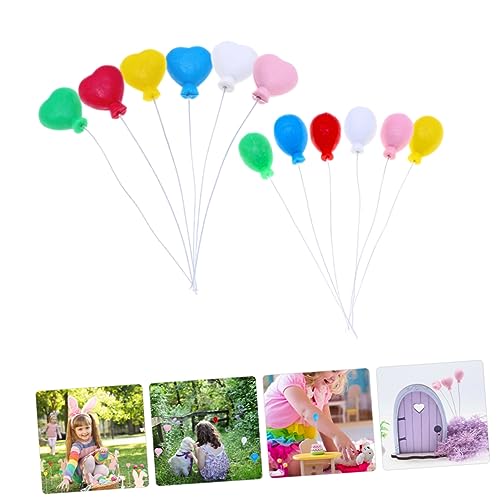 SEWOART 12 Stück Teiliges Mini Luftballon Bunte Miniatur Deko Kugeln Cake Topper für Puppenhaus Micro Landschaft Fotorequisiten für Party und Tortendekoration SEWOART 12 Stück Teiliges Mini Luftballon Bunte Miniatur Deko Kugeln Cake Topper für Puppenhaus Micro Landschaft Fotorequisiten für Party und Tortendekoration von SEWOART