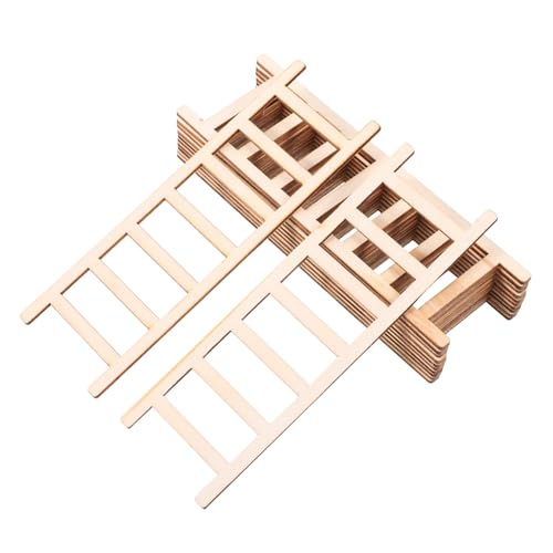 SEWOART 12 Stück Teiliges Miniatur Holztreppe Handgefertigte Puppenhaus Treppe Dekorative Kleine Holzleiter für DIY Basteln Vielseitig als Puppenhauszubehör und Stilvolle SEWOART 12 Stück Teiliges Miniatur Holztreppe Handgefertigte Puppenhaus Treppe Dekorative Kleine Holzleiter für DIY Basteln Vielseitig als Puppenhauszubehör und Stilvolle von SEWOART