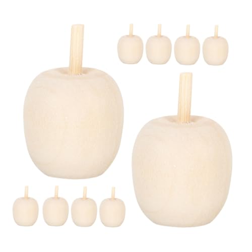 SEWOART 12 Stück Teiliges Unvollendeter Holzfrüchte zum Basteln Diy Kreative Farbgestaltung für Sicheres und Glattes Material für Spielspaß für Dekoration und SEWOART 12 Stück Teiliges Unvollendeter Holzfrüchte zum Basteln Diy Kreative Farbgestaltung für Sicheres und Glattes Material für Spielspaß für Dekoration und von SEWOART