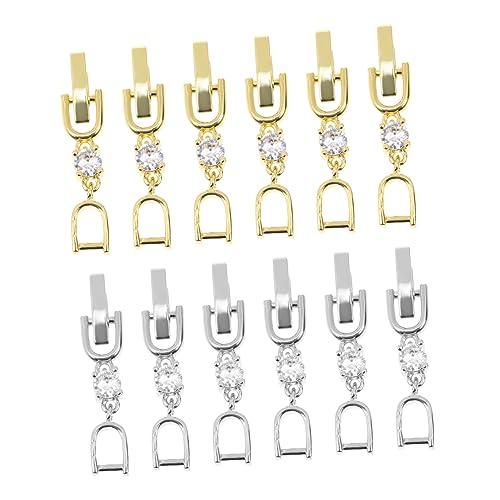 SEWOART 12Stücke Armband Verlängerungsklammern Schmuck Zubehör für und Armbänder Lange Weiße und Goldene Kettenverlängerungen SEWOART 12Stücke Armband Verlängerungsklammern Schmuck Zubehör für und Armbänder Lange Weiße und Goldene Kettenverlängerungen von SEWOART