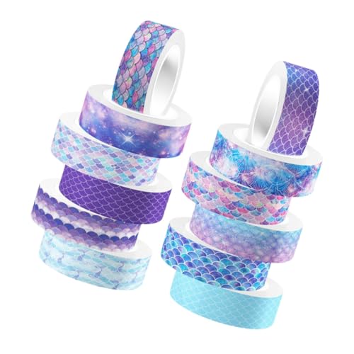 SEWOART 12rollen Meerjungfrau Diy Washi Tape Buntes Dekoratives Klebeband Für Scrapbooking Tagebuch Und Kreative Projekte Einfache Anwendung Rückstandsfrei Und Vielseitig Einsetzbar SEWOART 12rollen Meerjungfrau Diy Washi Tape Buntes Dekoratives Klebeband Für Scrapbooking Tagebuch Und Kreative Projekte Einfache Anwendung Rückstandsfrei Und Vielseitig Einsetzbar von SEWOART