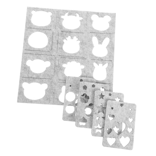 SEWOART 13 Stück Teiliges Nadelfilzset mit Vielseitigen Tier-schablonen aus Weichem Wollfilz für Anfänger und Profis Fördert Kreativität und Konzentration bei Diy-filzprojekten und von SEWOART