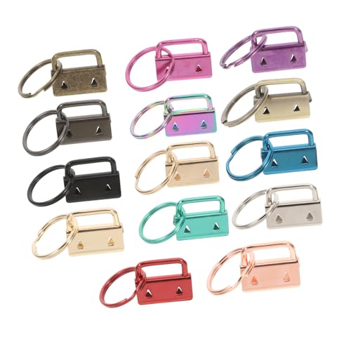 SEWOART 14Stücke Schlüsselanhänger Zubehör Schwanzclip mit Klemmschließe für DIY Projekte Verformungsbeständig Verschiedenen Farben für Schlüsselanhänger SEWOART 14Stücke Schlüsselanhänger Zubehör Schwanzclip mit Klemmschließe für DIY Projekte Verformungsbeständig Verschiedenen Farben für Schlüsselanhänger von SEWOART
