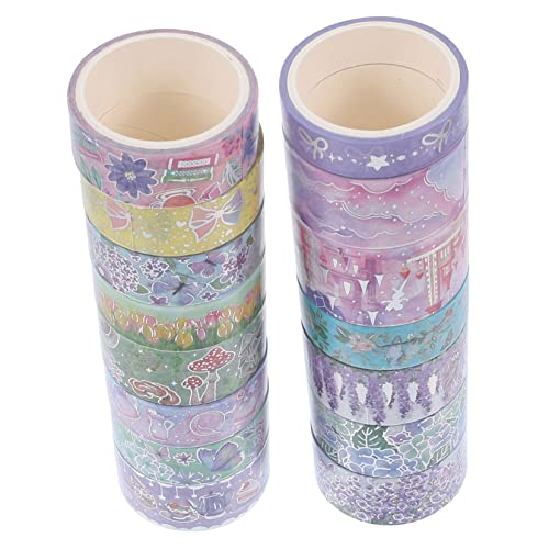 SEWOART 15 Rollen Taschenband personalized personalised japanpapier bastelbedarf Klebstoff DIY Sammelalbum klebeband notizbuch Kinderband Washi-Tape süß Japanisches Papier von SEWOART