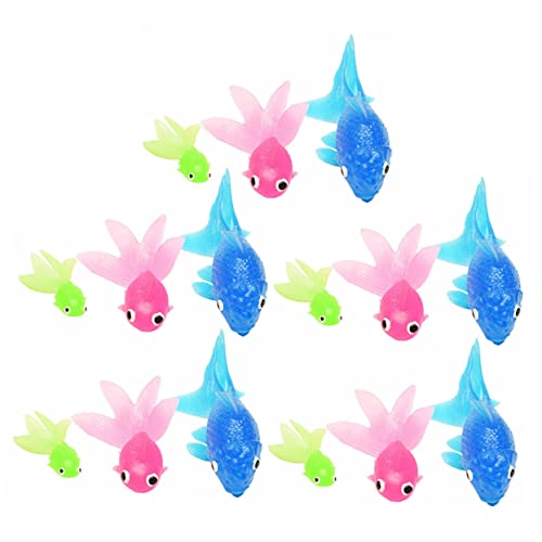 SEWOART Künstliche Goldfischfiguren Aquariumdekor Fischdekore Für Kinder Partygeschenke Sammlerstücke von SEWOART