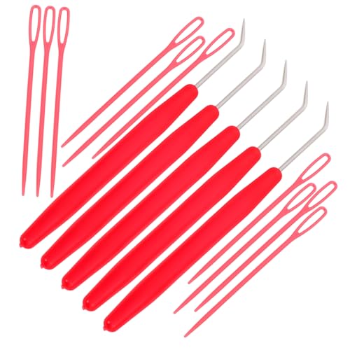SEWOART 15 Stück Teiliges Stricknadeln mit Bunten Langlebigen Kunststoffgriffen und Haken Leichte Häkelnadeln für Strickarbeiten Wie Schals Mützen Handschuhe für Heim SEWOART 15 Stück Teiliges Stricknadeln mit Bunten Langlebigen Kunststoffgriffen und Haken Leichte Häkelnadeln für Strickarbeiten Wie Schals Mützen Handschuhe für Heim von SEWOART