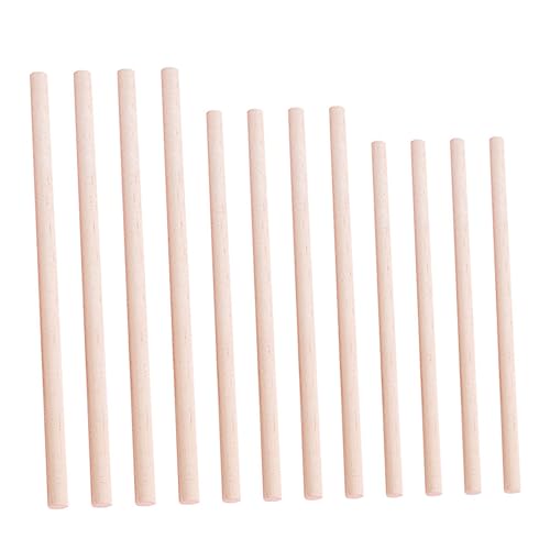 SEWOART 150 Stück Teiliges Zylindrische Holzstäbe Glatte Oberfläche DIY Bastelstäbe Holzstäbe für Modellbau Handwerk und Dekoration SEWOART 150 Stück Teiliges Zylindrische Holzstäbe Glatte Oberfläche DIY Bastelstäbe Holzstäbe für Modellbau Handwerk und Dekoration von SEWOART