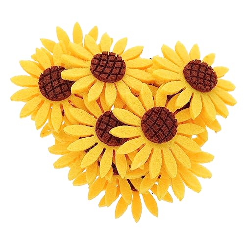 SEWOART 15Stücke Sonnenblumen Stoff Patches DIY Applikationen für Kleidung Haarschmuck und Bastelprojekte Kleine Aufnäher für Designs und Reparaturen SEWOART 15Stücke Sonnenblumen Stoff Patches DIY Applikationen für Kleidung Haarschmuck und Bastelprojekte Kleine Aufnäher für Designs und Reparaturen von SEWOART