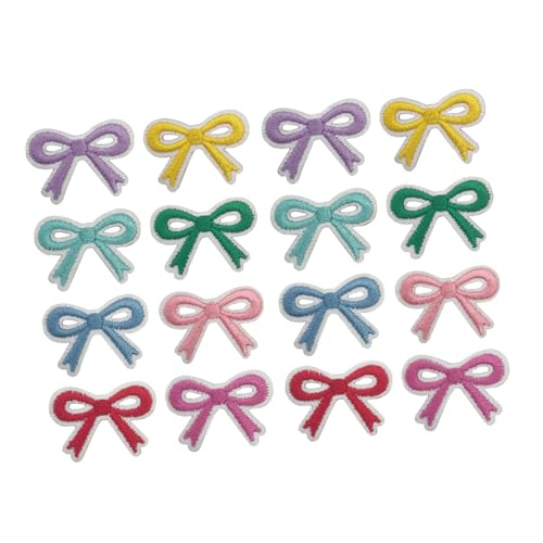 SEWOART 16 Stück Teiliges Selbstklebende Schleifen Patches zum Aufbügeln Bestickte Polyester Applikationen für DIY Kleidung Rucksäcke Schuhe Langlebig und Stylisch Einfach Anzubringen SEWOART 16 Stück Teiliges Selbstklebende Schleifen Patches zum Aufbügeln Bestickte Polyester Applikationen für DIY Kleidung Rucksäcke Schuhe Langlebig und Stylisch Einfach Anzubringen von SEWOART
