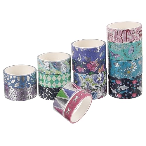 SEWOART 17 Rollen Teiliges Washi Tape Dekoratives Klebeband mit Blumen- Feder Kranichmotiven Vielseitig für Scrapbooking Journaling DIY Basteln Geschenkverpackung und Partydekorationen SEWOART 17 Rollen Teiliges Washi Tape Dekoratives Klebeband mit Blumen- Feder Kranichmotiven Vielseitig für Scrapbooking Journaling DIY Basteln Geschenkverpackung und Partydekorationen von SEWOART