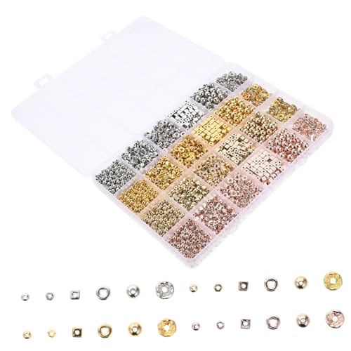 SEWOART 1Satz Multifunktionale Abstandshalterperlen für DIY Schmuckherstellung Farben Armbänder und Anhänger Einfache Handhabung Geschenkidee SEWOART 1Satz Multifunktionale Abstandshalterperlen für DIY Schmuckherstellung Farben Armbänder und Anhänger Einfache Handhabung Geschenkidee von SEWOART