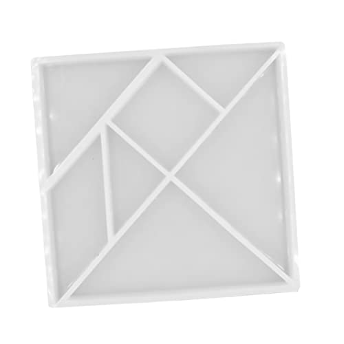 SEWOART 1stück Silikon Tangram Form Für Epoxidharz Gießmuster Puzzle Silikonform Für Kreative Bastelprojekte Für Individuelle Designs Und Farbkombinationen von SEWOART