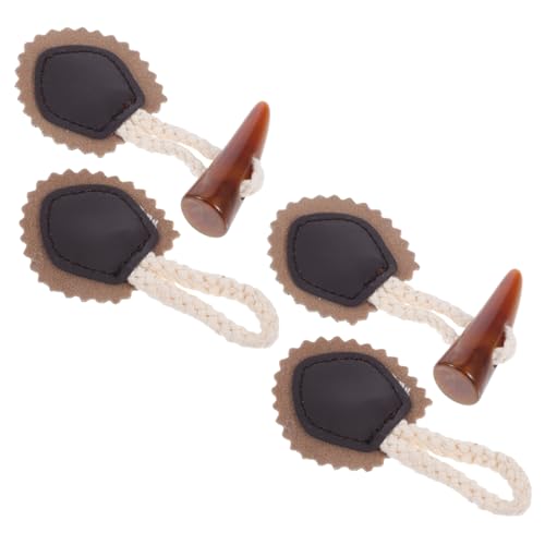 SEWOART 2 Paare Knebelknöpfe Kunstharz mit Hornoptik Strapazierfähige PU Verschlüsse für Wollmäntel und Windbreaker Dufflecoat Toggles für Outdoor Bekleidung und DIY Nähprojekte SEWOART 2 Paare Knebelknöpfe Kunstharz mit Hornoptik Strapazierfähige PU Verschlüsse für Wollmäntel und Windbreaker Dufflecoat Toggles für Outdoor Bekleidung und DIY Nähprojekte von SEWOART