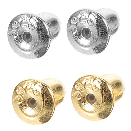 SEWOART 2 Paare Ohrring Verschlüsse Silber Leichte Langlebige Ohrstecker Stopper für DIY Schmuckherstellung Allergiefreie Ohrstecker Zubehör Geeignet für Professionelle und Private SEWOART 2 Paare Ohrring Verschlüsse Silber Leichte Langlebige Ohrstecker Stopper für DIY Schmuckherstellung Allergiefreie Ohrstecker Zubehör Geeignet für Professionelle und Private von SEWOART