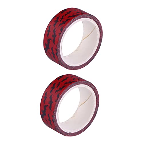 SEWOART 2 Rollen Washi Tape Halloween Dekoration Klebeband mit Bunten Mustern für DIY Projekte Einfach Ablösbar für Kreative Bastelideen von SEWOART