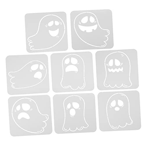 SEWOART 2 Sätze Teiliges Halloween Schablonen Diy Malvorlagen Für Wandgestaltung Geeignet Für Pigmentmalerei Scrapbooking Und Bastelprojekte 8 Stücke * 2 von SEWOART