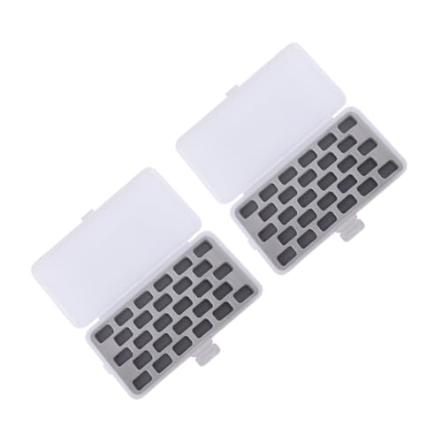 SEWOART 2 Stück Bobbin Box Fächer mit Schwamm Nähmaschinen Spulen Organizer Kompakte Aufbewahrungsbox für Garnspulen Tragbar und Wandhängend für Zuhause und Reise SEWOART 2 Stück Bobbin Box Fächer mit Schwamm Nähmaschinen Spulen Organizer Kompakte Aufbewahrungsbox für Garnspulen Tragbar und Wandhängend für Zuhause und Reise von SEWOART