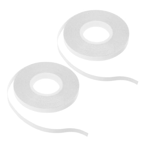 SEWOART 2 Stück Doppelseitiges Klebeband Für Stoff, Wasserlösliches Klebeband Zum Quilten Und Nähen, Weiß, Ideal Für Temporäre Stoffverklebungen, Einfach Zu Verwenden Und Zu Entfernen Für von SEWOART