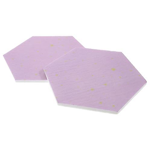SEWOART 2 Stück Hexagon Filz Memo Board Selbstklebend DIY Fotowand Notiztafel Wanddeko Praktisch Vielseitig für Zuhause und Büro von SEWOART