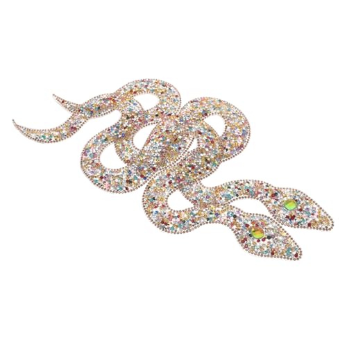 SEWOART 2 Stück Teiliges Schlangen Strass Applikationen zum Aufbügeln Funkelnde Patches für Jacken Schuhe Taschen und DIY Kleidung Elegantes Schlangenmotiv Einfache Anwendung ohne Nähen SEWOART 2 Stück Teiliges Schlangen Strass Applikationen zum Aufbügeln Funkelnde Patches für Jacken Schuhe Taschen und DIY Kleidung Elegantes Schlangenmotiv Einfache Anwendung ohne Nähen von SEWOART