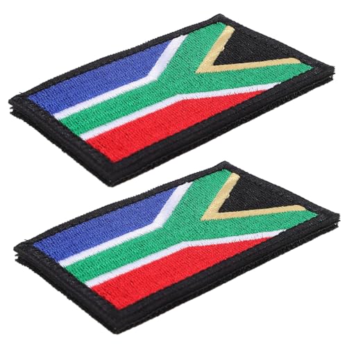 SEWOART 2 Stück Teiliges Südafrika Arm patch Aufnäher Farbenfroher Stoff aufnäher Abnehmbarer Flaggen badge für Kleidung Taschen Vielseitige Dekoration für Sport Festveranstaltungen SEWOART 2 Stück Teiliges Südafrika Arm patch Aufnäher Farbenfroher Stoff aufnäher Abnehmbarer Flaggen badge für Kleidung Taschen Vielseitige Dekoration für Sport Festveranstaltungen von SEWOART