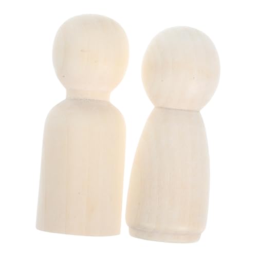 SEWOART 2 Stück Unlackierte Holz Puppen für Diy Kunsthandwerk Unvollendete Holzfiguren zum Bemalen und Gestalten Junge Mädchen Bastelset für Erwachsene SEWOART 2 Stück Unlackierte Holz Puppen für Diy Kunsthandwerk Unvollendete Holzfiguren zum Bemalen und Gestalten Junge Mädchen Bastelset für Erwachsene von SEWOART