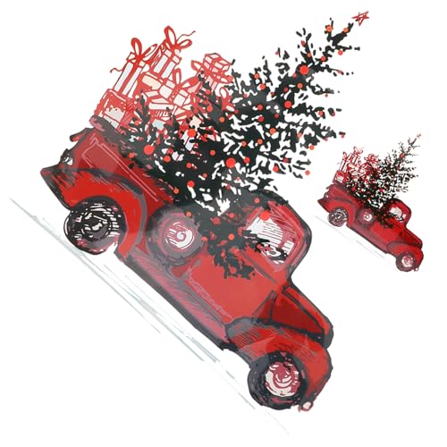 SEWOART 2 Stück Weihnachtsmotiv Bügeltransfer Hochwertige Wärmeübertragung Aufkleber für T Shirts und Kleidung Diy Patch für Kreative Reparaturen und Dekorationen von SEWOART