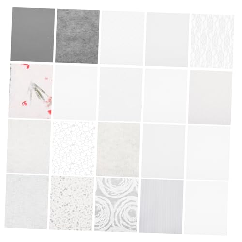 SEWOART 20 Blatt Diy Material Papier Hand Papier Scrapbooking-materialien Lieferungen Schrottbuchpapier Scrapbooking -vorräte Journalpapier Vintage-scrapbooking-papier Papierhandwerk von SEWOART