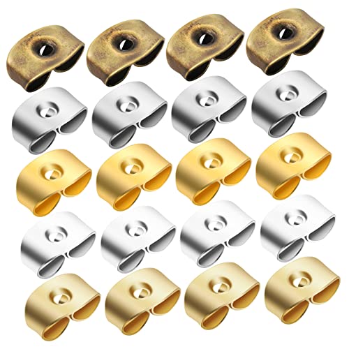 SEWOART 20 Paare Sichere Ohrstecker Verschlüsse Ersatz Ohrring Stopper aus Legierung in Farben Leichter Langlebiger Schmuckzubehör für Frauen und Mädchen Passend für Ohrstecker SEWOART 20 Paare Sichere Ohrstecker Verschlüsse Ersatz Ohrring Stopper aus Legierung in Farben Leichter Langlebiger Schmuckzubehör für Frauen und Mädchen Passend für Ohrstecker von SEWOART