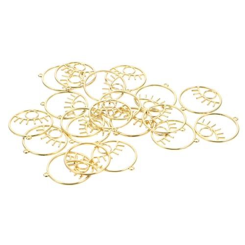 SEWOART 20 Stk. Teiliges Geometrisches Augenanhänger aus Langlebiger Hohles Design Stilvolle DIY Schmuckanhänger für Halsketten Armbänder Ohrringe Dekoration SEWOART 20 Stk. Teiliges Geometrisches Augenanhänger aus Langlebiger Hohles Design Stilvolle DIY Schmuckanhänger für Halsketten Armbänder Ohrringe Dekoration von SEWOART