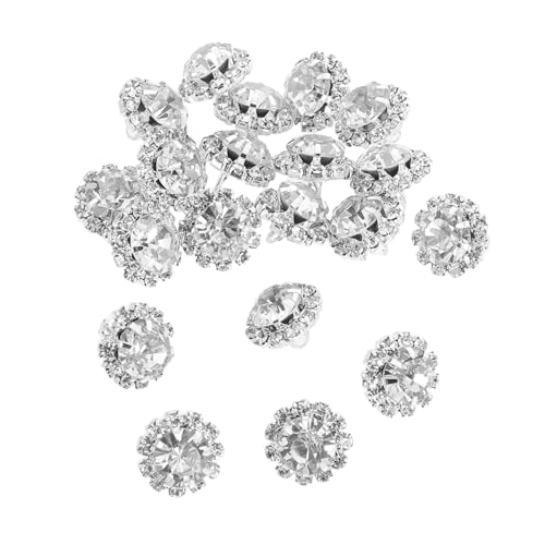 SEWOART 20 Stück Strassknöpfe aus Legierung Funkelnde Kristallverzierungen für DIY Haarschmuck Brautschmuck Hochzeitsdeko und Schmuckherstellung Weiß Langlebig und Vielseitig für Besondere SEWOART 20 Stück Strassknöpfe aus Legierung Funkelnde Kristallverzierungen für DIY Haarschmuck Brautschmuck Hochzeitsdeko und Schmuckherstellung Weiß Langlebig und Vielseitig für Besondere von SEWOART