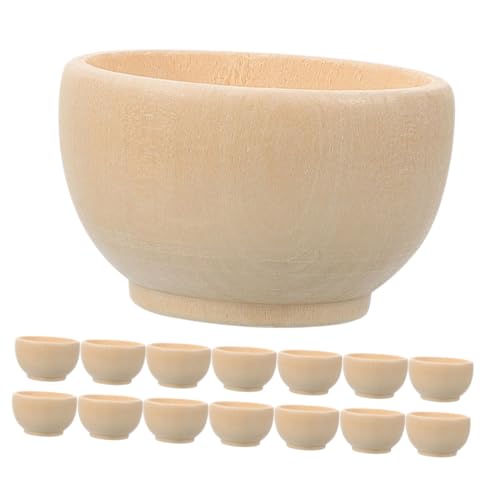 SEWOART 20 Stück Teiliges DIY Holzornamente Mini Holzschalen zum Bemalen und Dekorieren Bastelset Montessori Lernspielzeug Rustikale Holzdekoration für Feste und Kreative Projekte SEWOART 20 Stück Teiliges DIY Holzornamente Mini Holzschalen zum Bemalen und Dekorieren Bastelset Montessori Lernspielzeug Rustikale Holzdekoration für Feste und Kreative Projekte von SEWOART